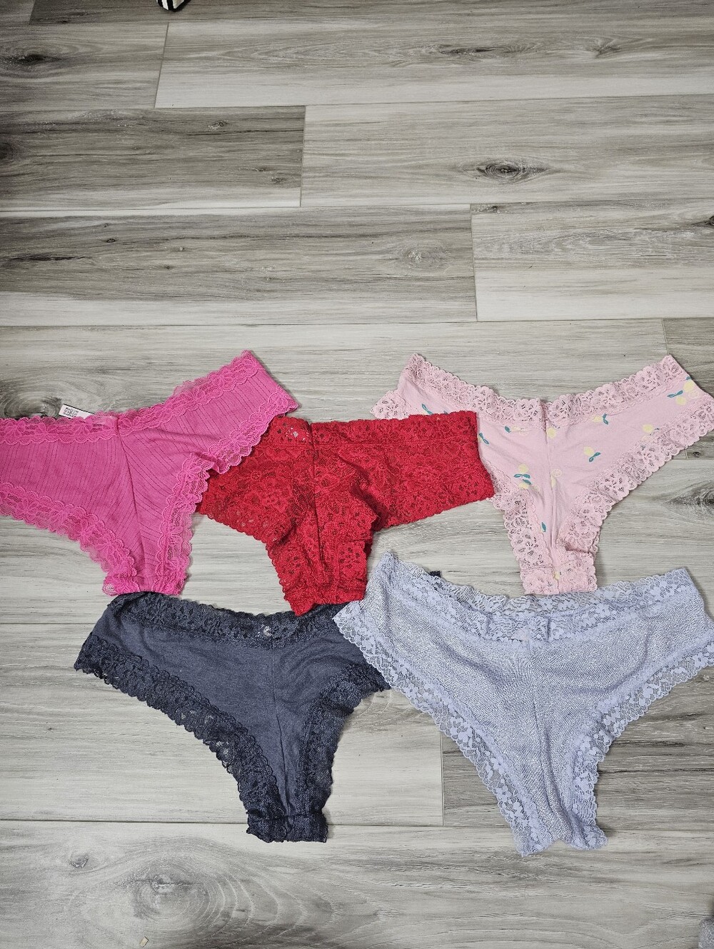 NWOT Victoria's Secret Lace CHEEKY  Panties Loy Sz L - Picture 5 of 6